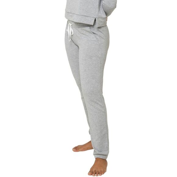 Lively Womens The Terry Joggers Pants Medium Heather Gray - Picture 3 of 3